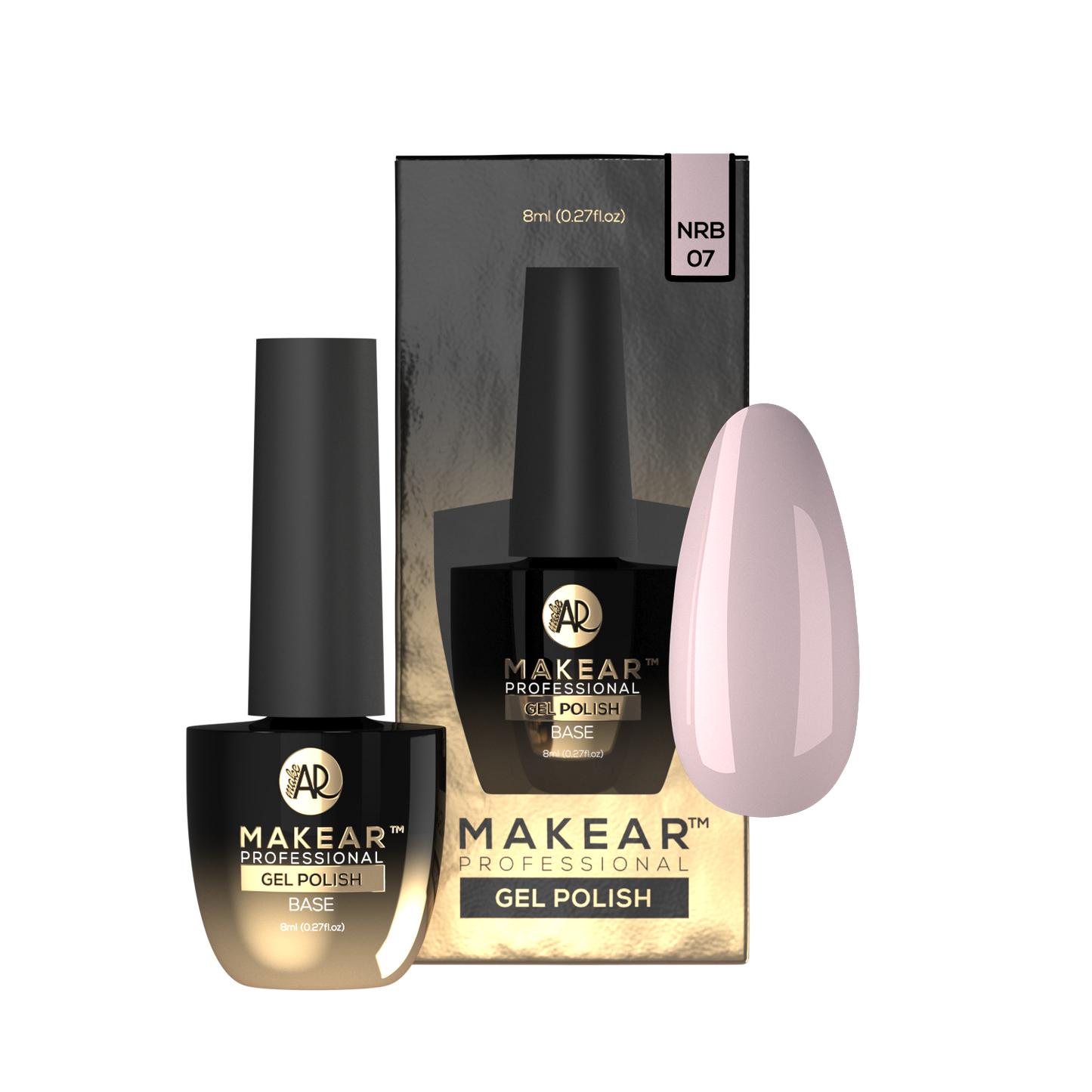 MAKEAR NRB07 Base Rubber Warm Beige 8ml