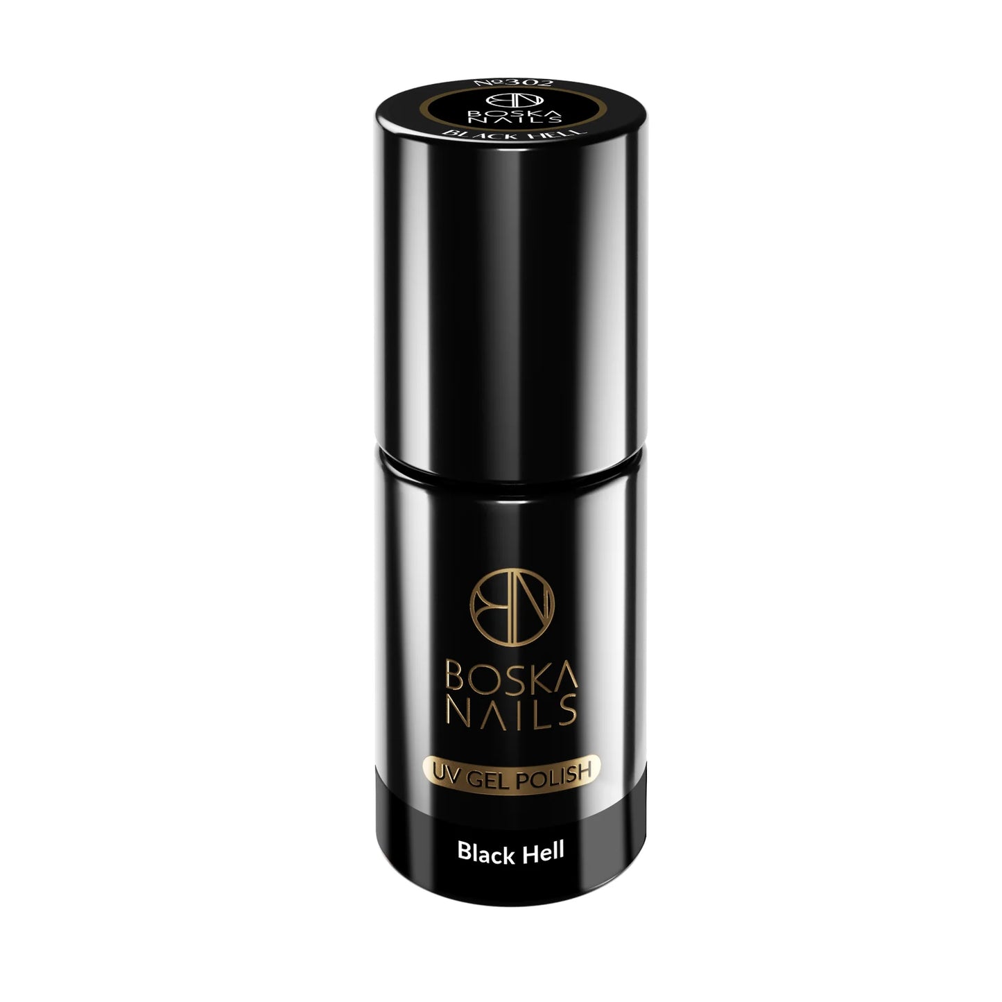 Esmalte semipermanente Black Hell Nº302-6ml