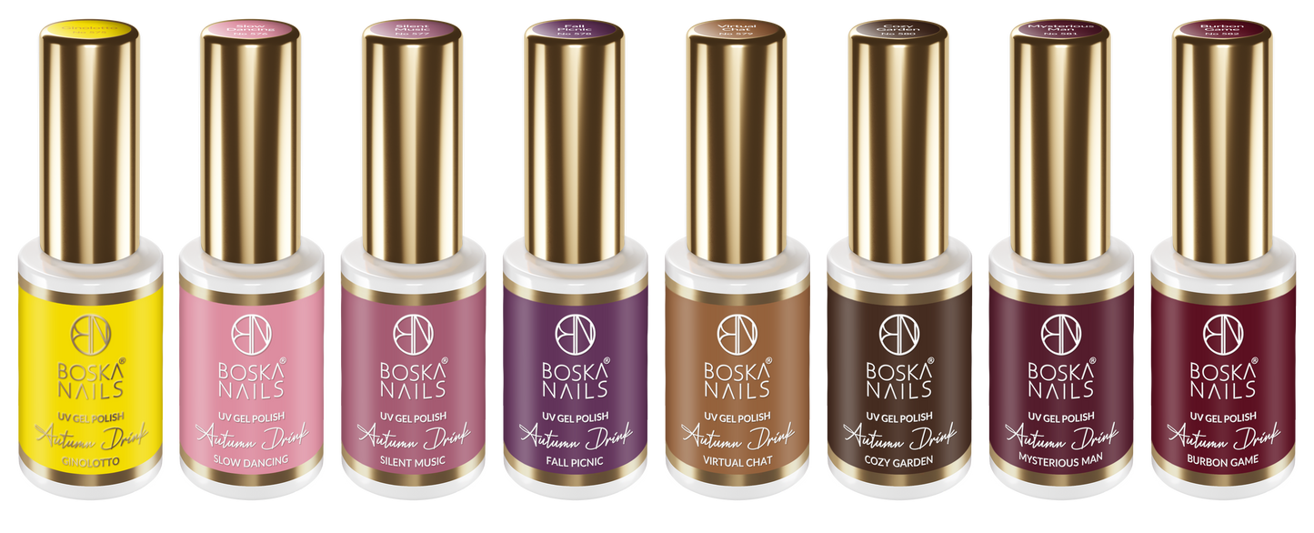 Set Autumn Drink Boska Nails