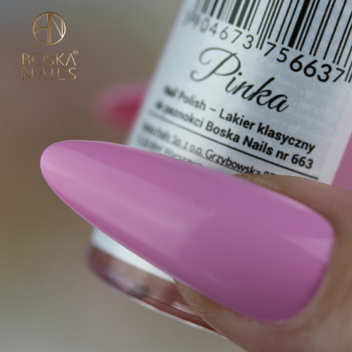 Esmalte Clasico Pinka no 663 Boska Nails Nail Polish 9 ml