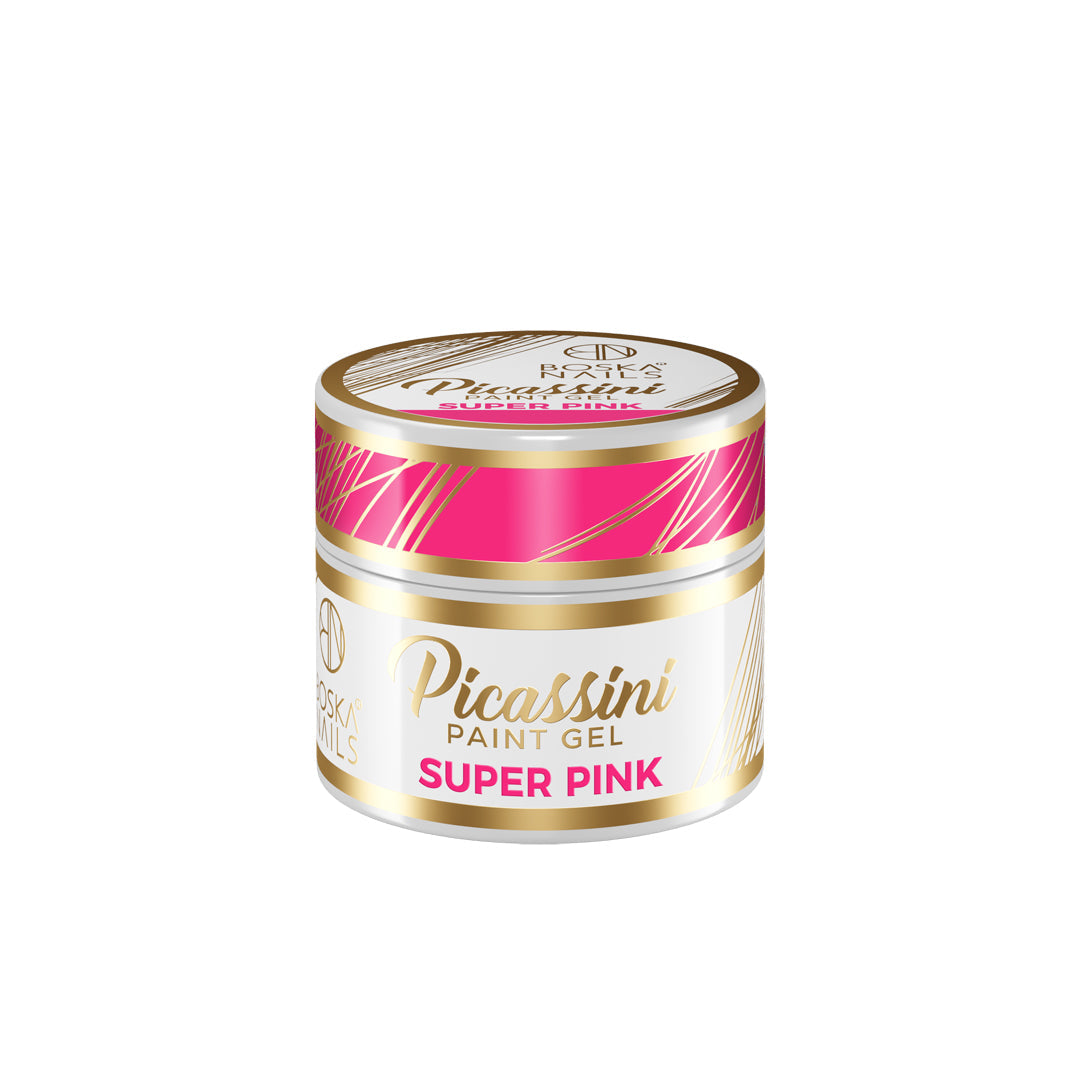 Picassini Paint Gel SUPER PINK Boska Nails 5 ml