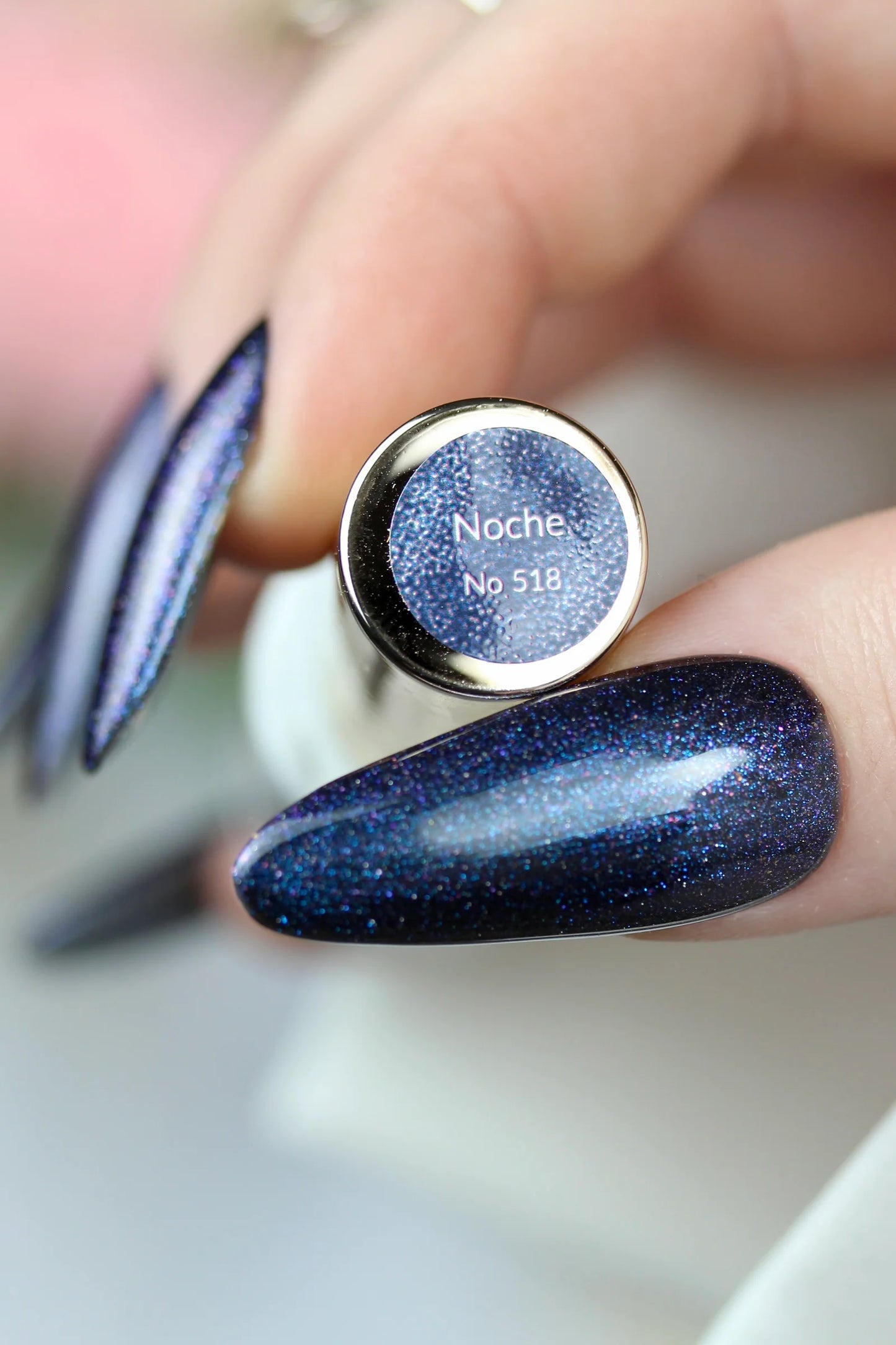 Esmalte semipermanente Noche Nº518-6ml