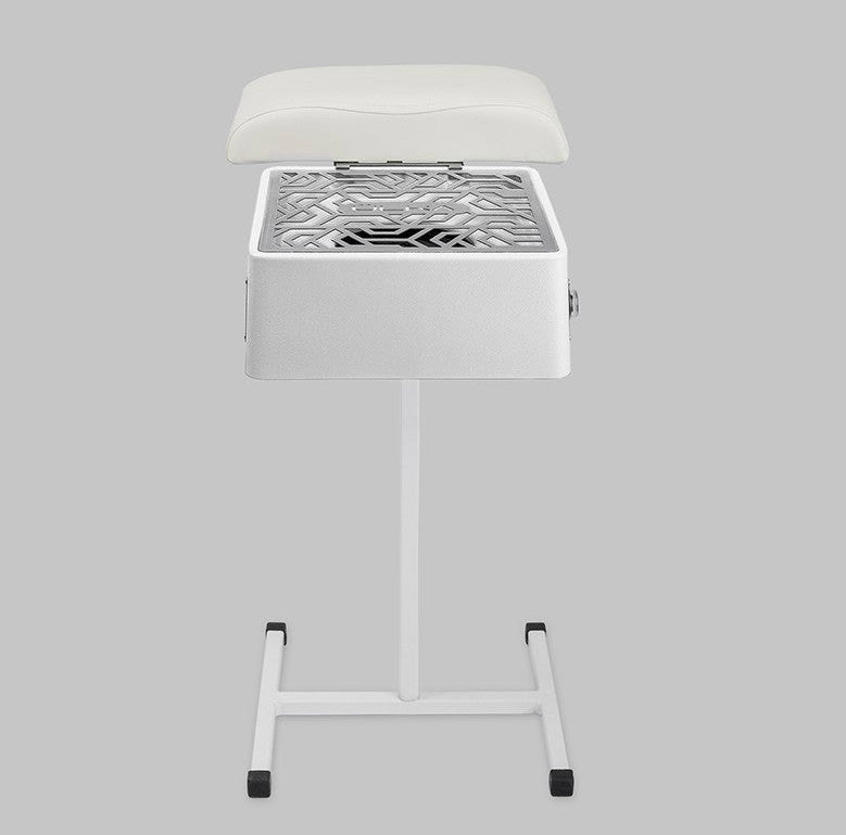 ÜLKA Kit pedicura con pie metálico, soporte, almohada y aspirador Premium-blanco