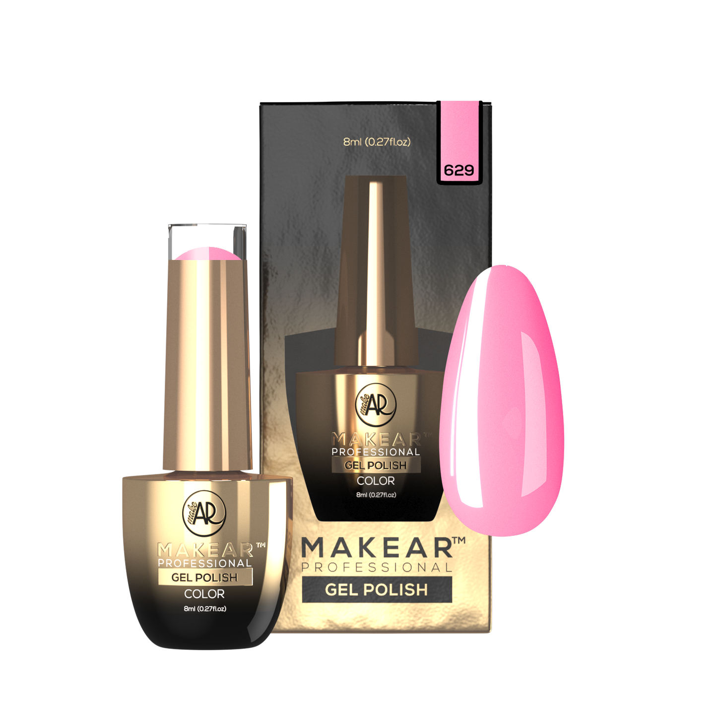 MAKEAR Esmalte semipermanente 629 Flovers 8ml