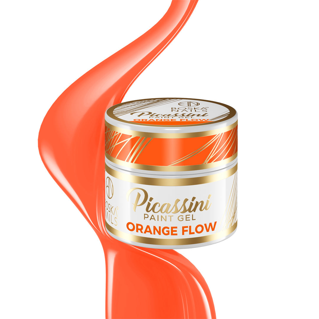 Picassini Paint Gel ORANGE FLOW Boska Nails 5 ml