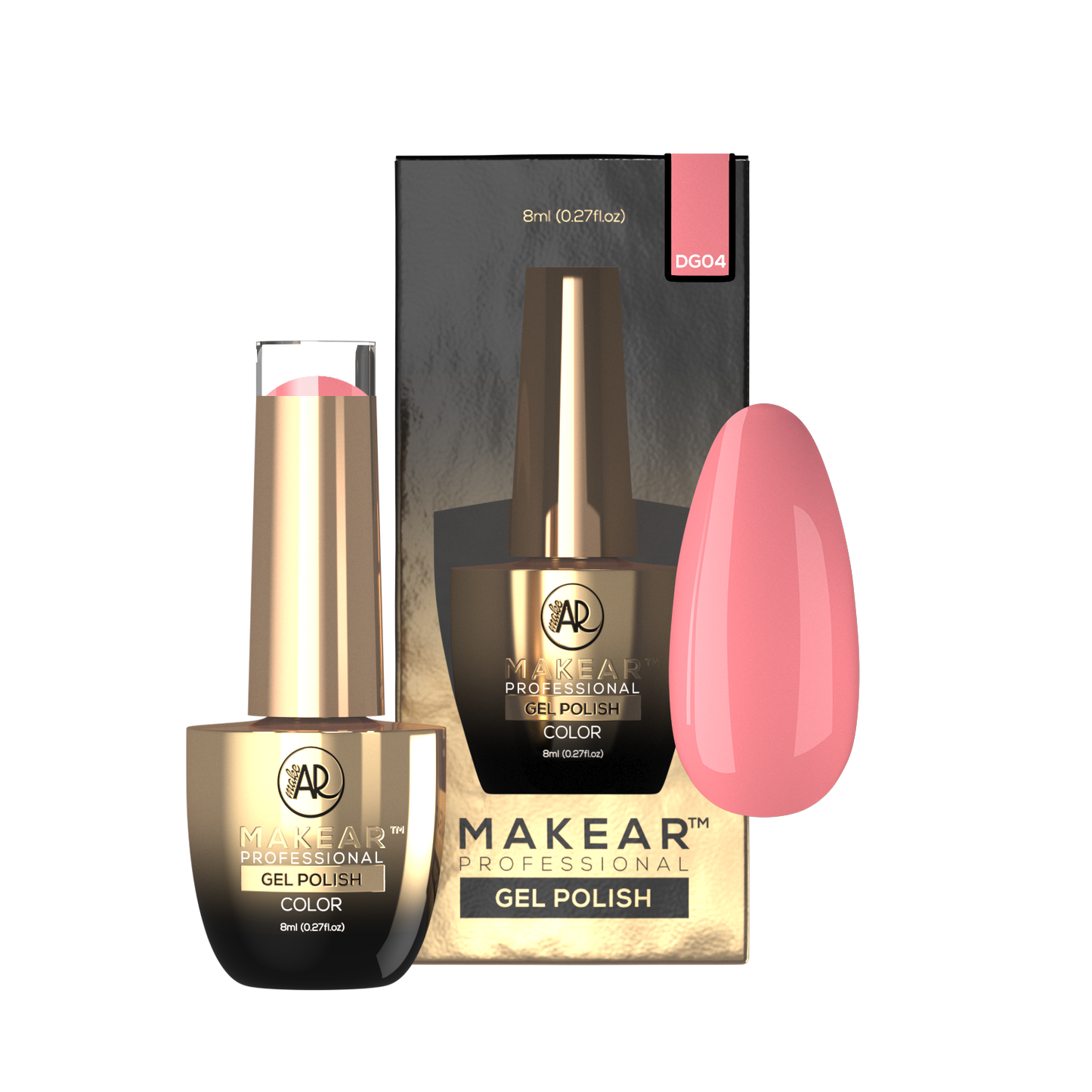 MAKEAR Esmalte semipermanente DG04 Beach Peach 8ml