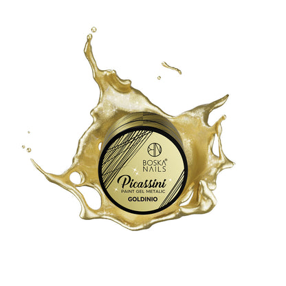 Picassini Metalic Paint Gel GOLDINIO Boska Nais 5 ml