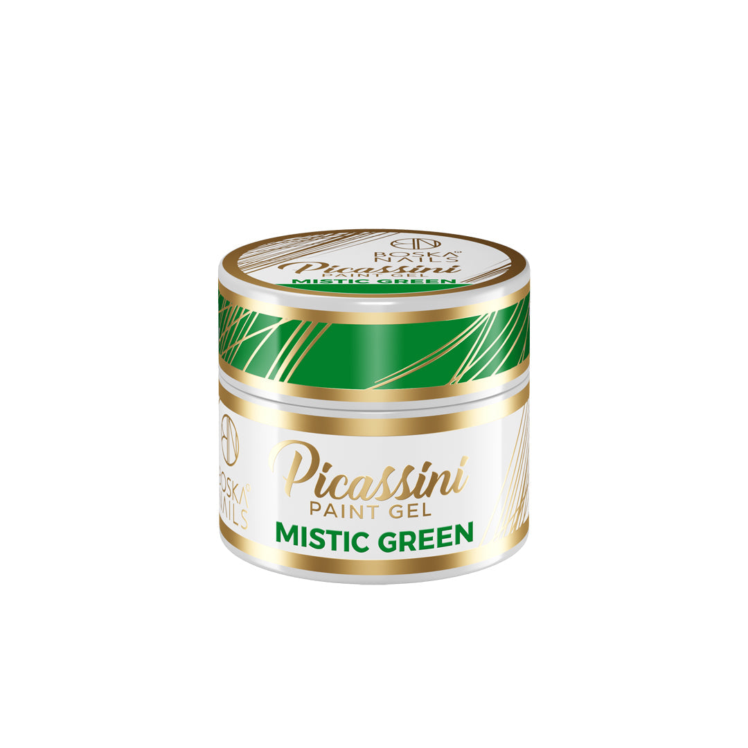 Picassini Paint Gel MISTIC GREEN Boska Nails 5 ml