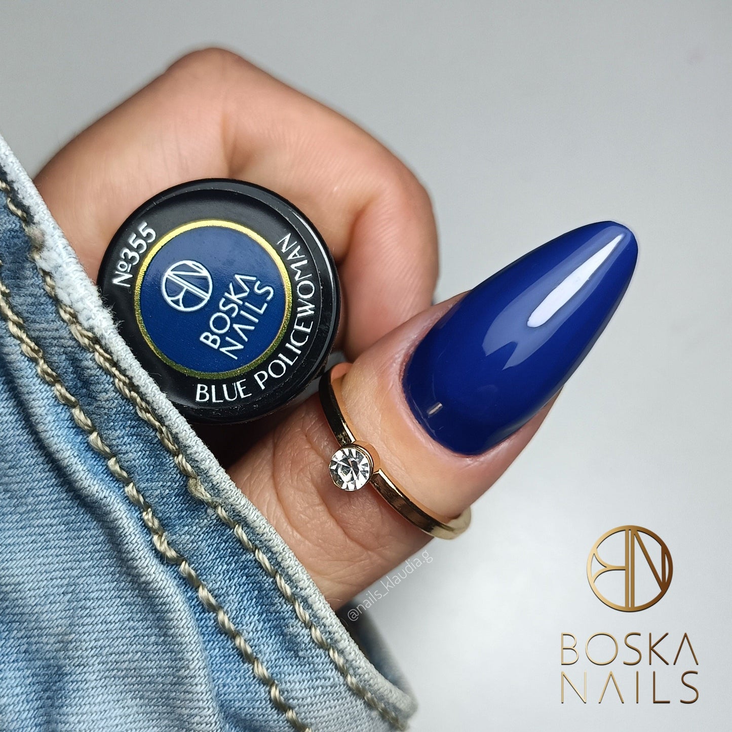 Esmalte Semipermanente Blue Policewoman Nº355 - 6ml