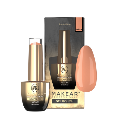 MAKEAR Esmalte semipermanente DG03 French Orange 8ml