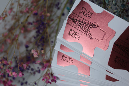 Moldes Uñas Nail Form Boska Nails 100 piezas