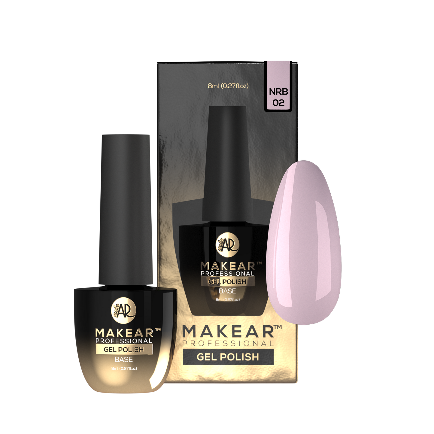 MAKEAR NRB02 Base Rubber French Pink 8ml