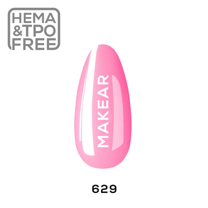 MAKEAR Esmalte semipermanente 629 Flovers  8ml