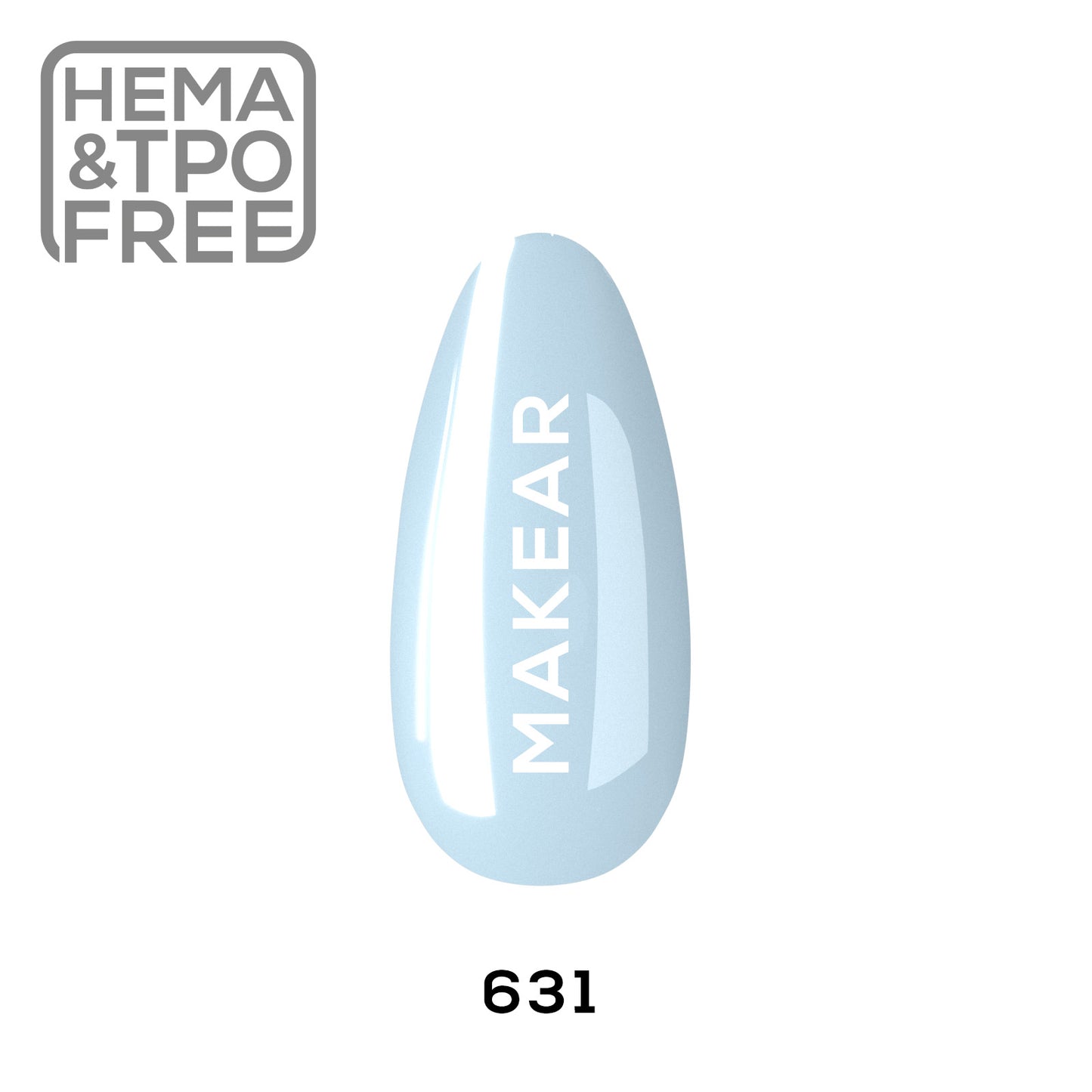 MAKEAR Esmalte semipermanente 631 Flovers  8ml