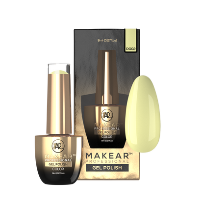 MAKEAR Esmalte semipermanente DG02 Hello Yellow 8ml