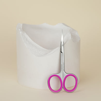 Tijera cutícula, hoja curva para cutícula STALEKS PRO SMART 40/3
