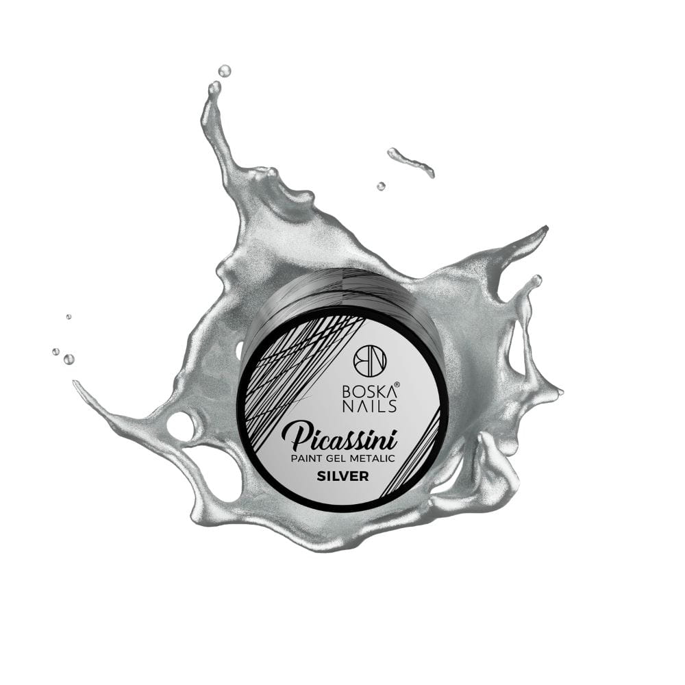 Picassini Metalic Plata Boska Nails 5 ml