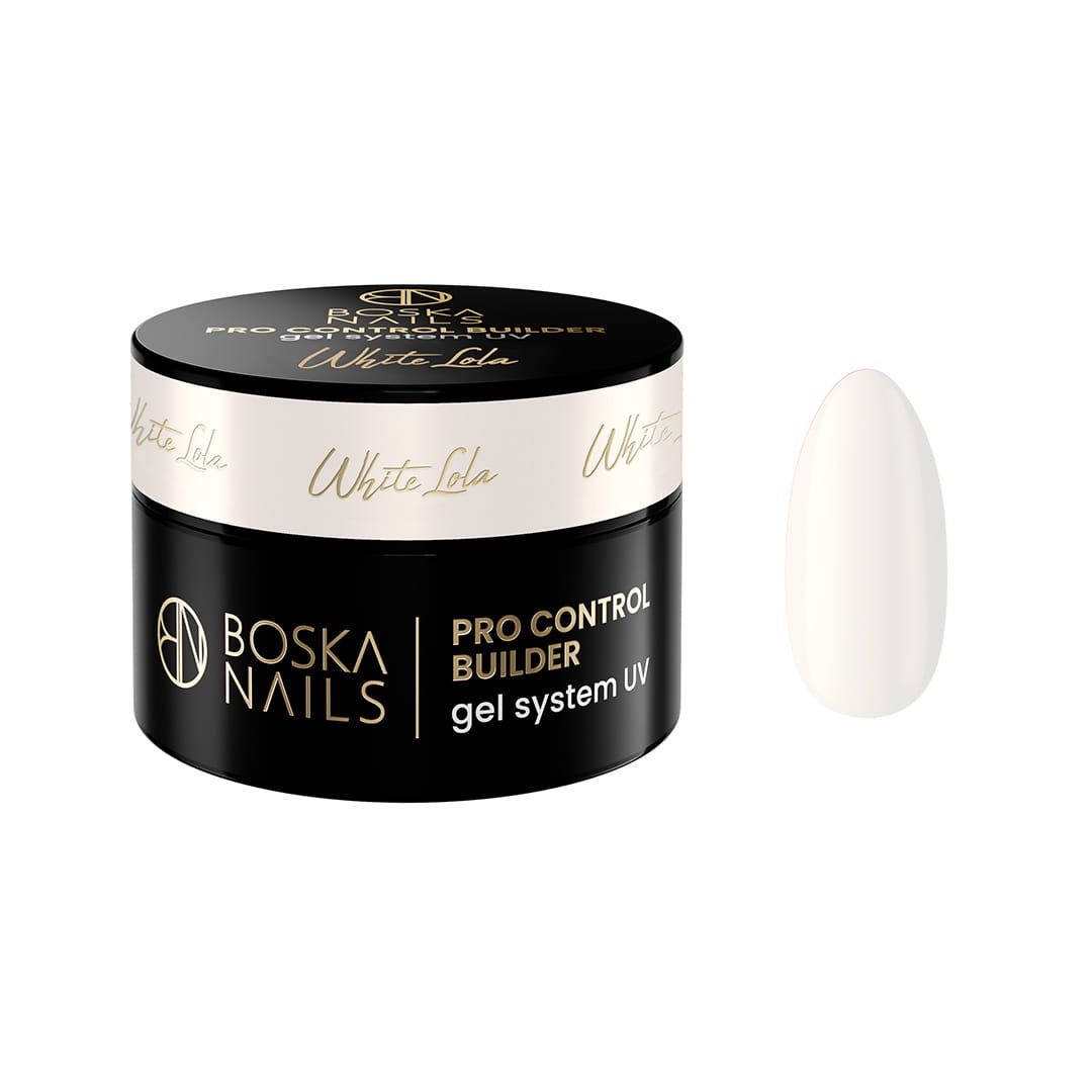 GEL CONSTRUCTOR UV PARA UÑAS PRO CONTROL WHITE LOLA BOSKA NAILS 15 ML
