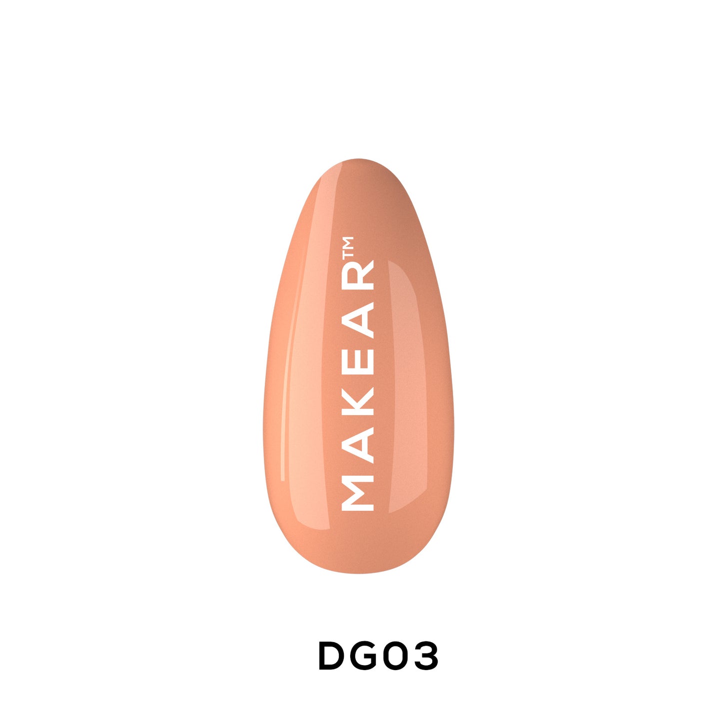 MAKEAR Esmalte semipermanente DG03 French Orange 8ml