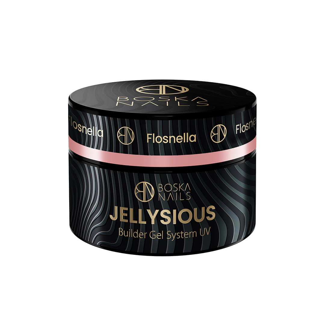 GEL CONSTRUCTOR UV PARA UÑAS JELLYSIOUS FLOSSNELA BOSKA NAILS 15 ML