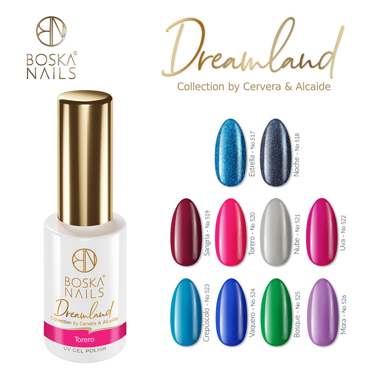 Pack 10 Esmaltes Semipermanentes - Dreamland