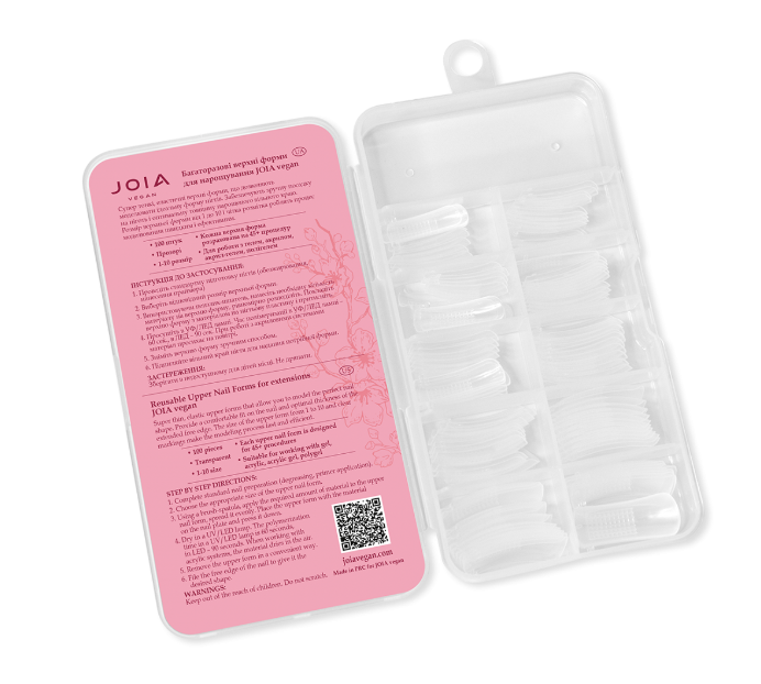 JOIA Vegan Upper Nails Forms 100uds