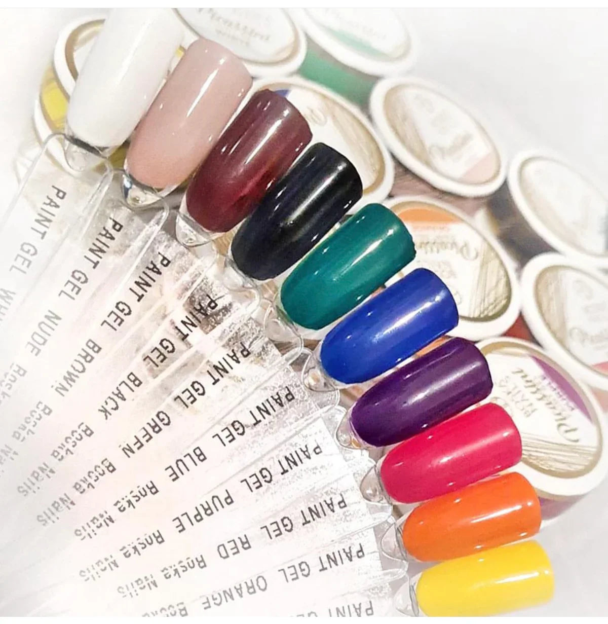 PACK DE 10 COLORES PICASSINI PAINT GEL BOSKA NAILS