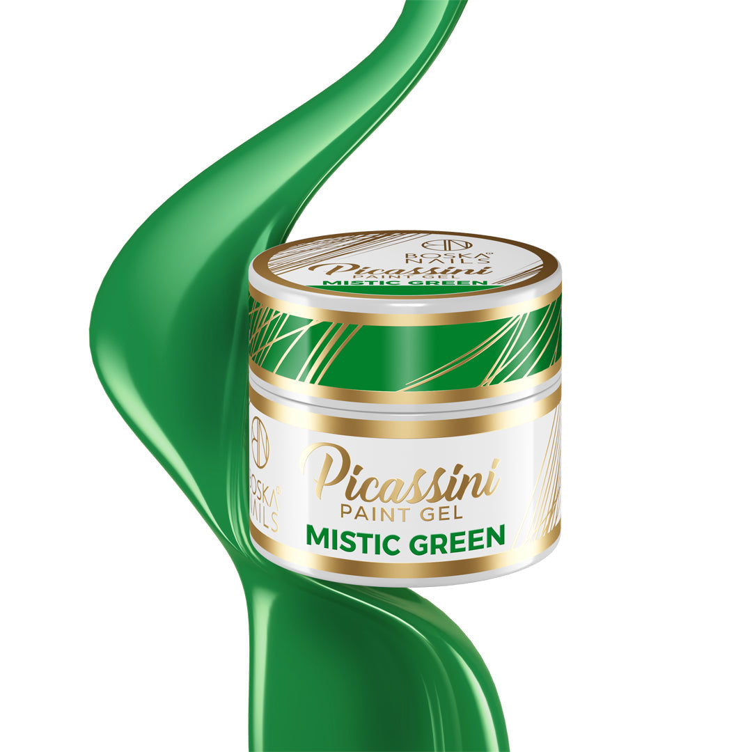 Picassini Paint Gel MISTIC GREEN Boska Nails 5 ml