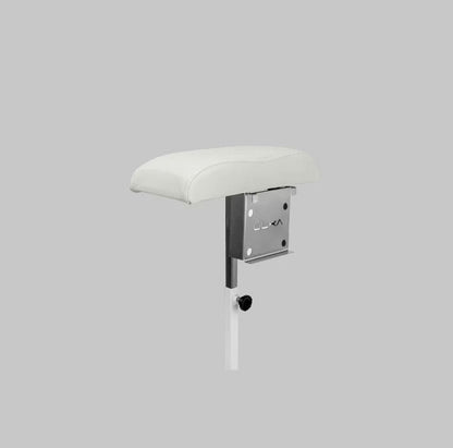 ÜLKA Soporte para pedicura con pie metálico y almohada - Blanco