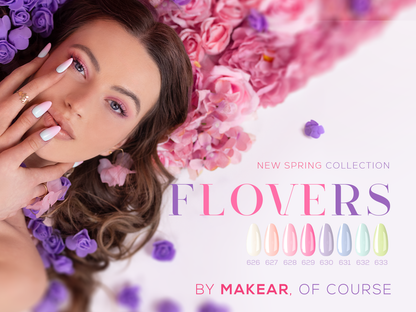 MAKEAR Esmalte semipermanente 632 Flovers  8ml