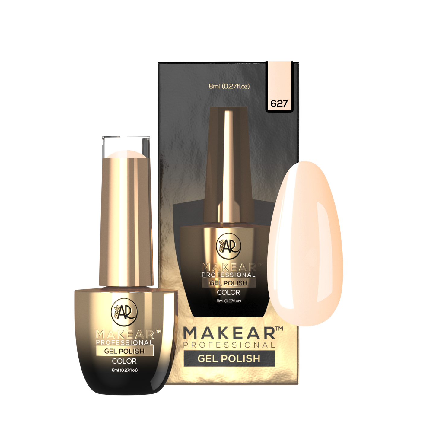 MAKEAR Esmalte semipermanente 627 Flovers  8ml