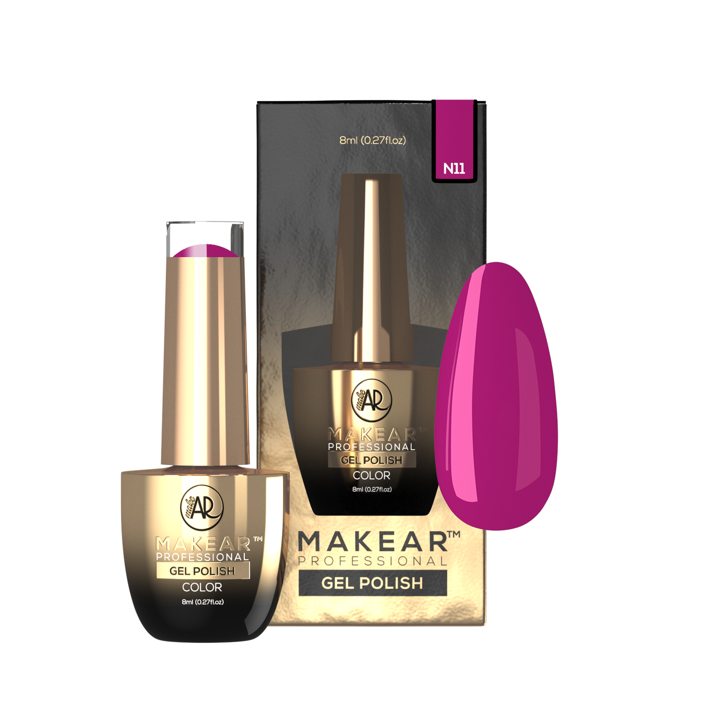 MAKEAR Esmalte semipermanente Neon N11 8ml