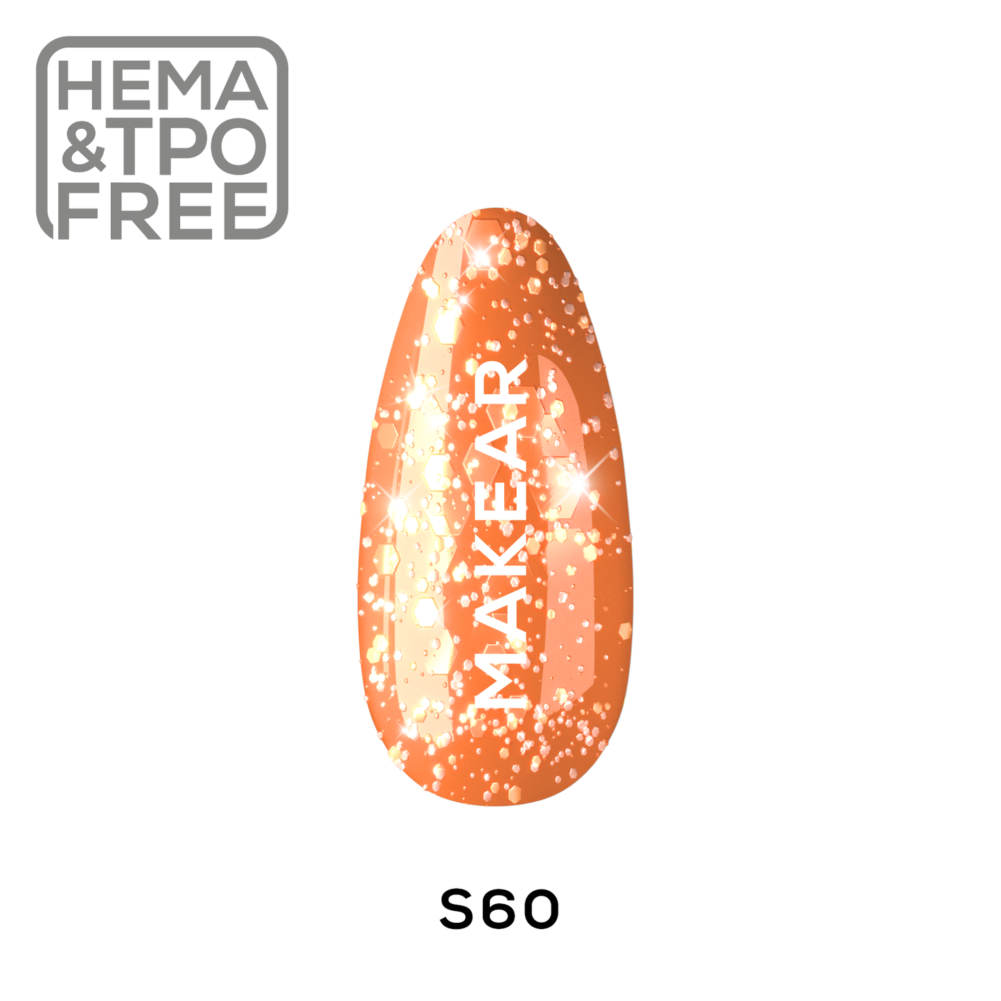 MAKEAR Esmalte semipermanente Copper Star S60 8ml