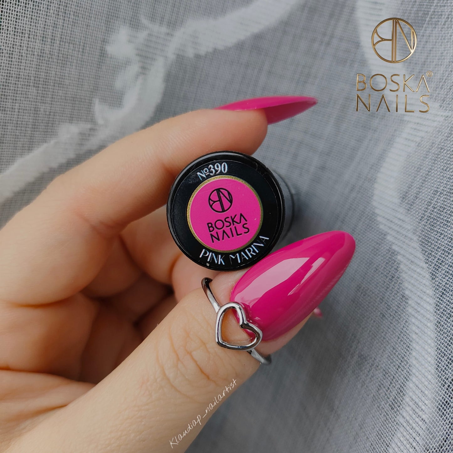 Esmalte Semipermanente Pink Marina Nº390 - 6ml