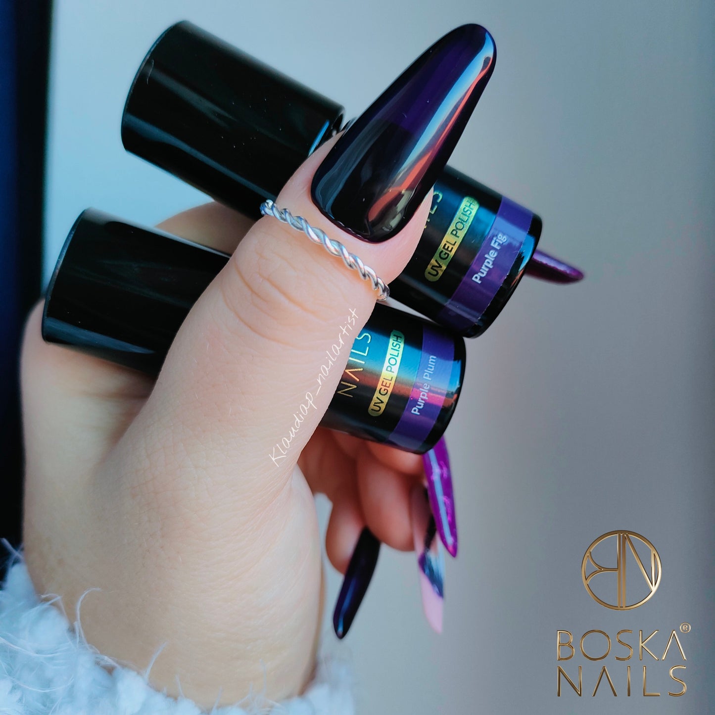 Esmalte Semipermanente Purple Plum Nº304 - 6ml