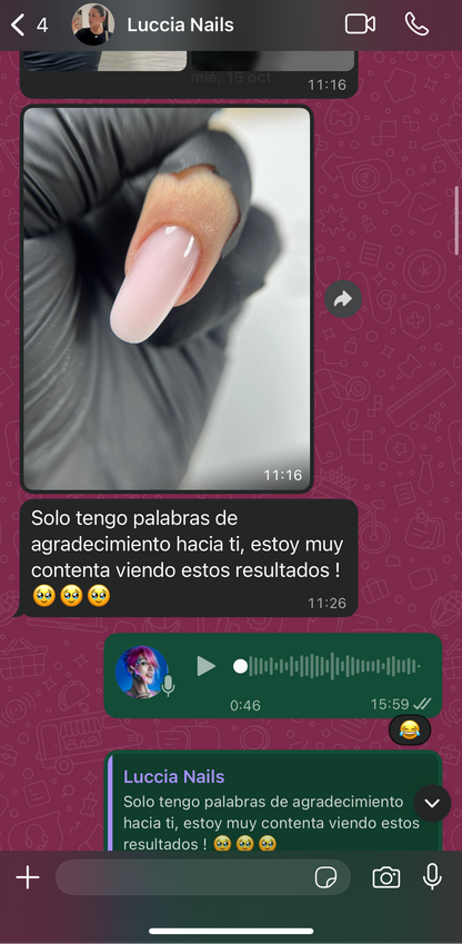 No había trabajado antes ella con formas superiores