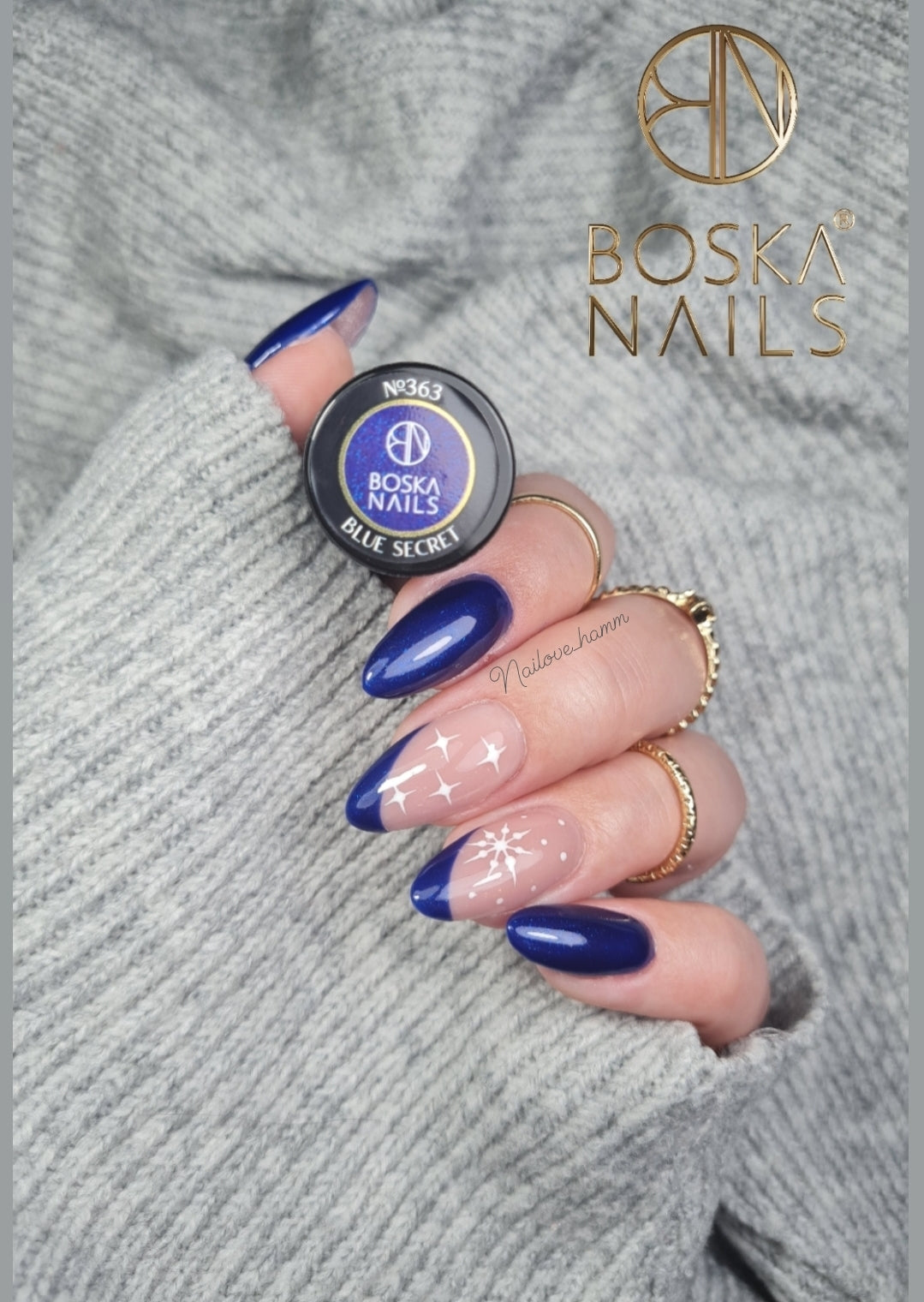 Esmalte Semipermanente Blue Secret Nº363 - 6ml