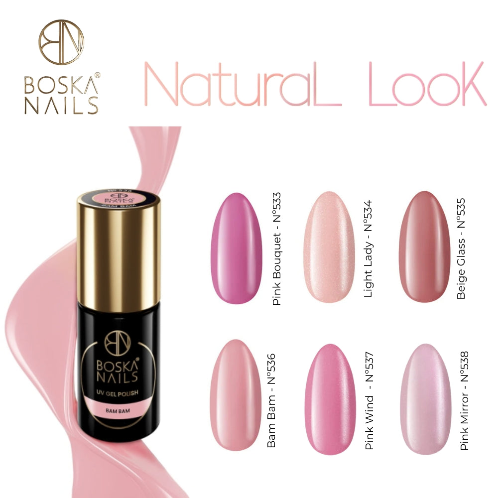 Pack 6 Esmaltes Semipermanentes - Natural Look