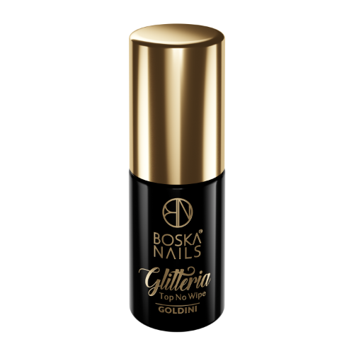 Top Coat Glitteria Goldini No Wipe - 6ml